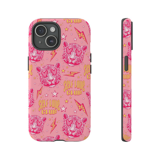 Self Love Club Tiger - Pink iPhone Case