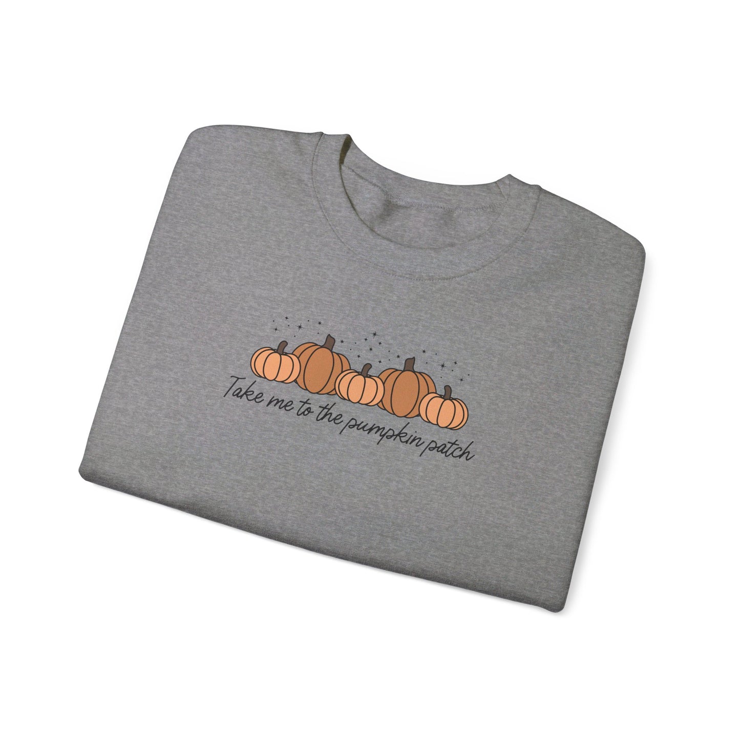 Take Me To The Pumpkin Patch Autumn Fall Sweatshirt - Unisex Heavy Blend™ Crewneck Sweatshirt