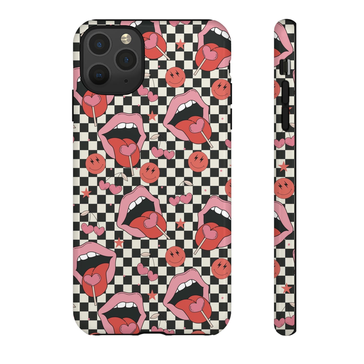 Retro Lips Smile - iPhone Case