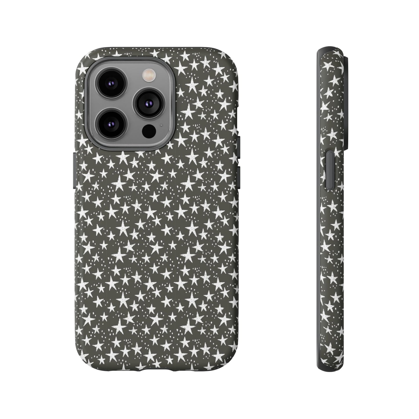 Halloween Stars Black - iPhone Case