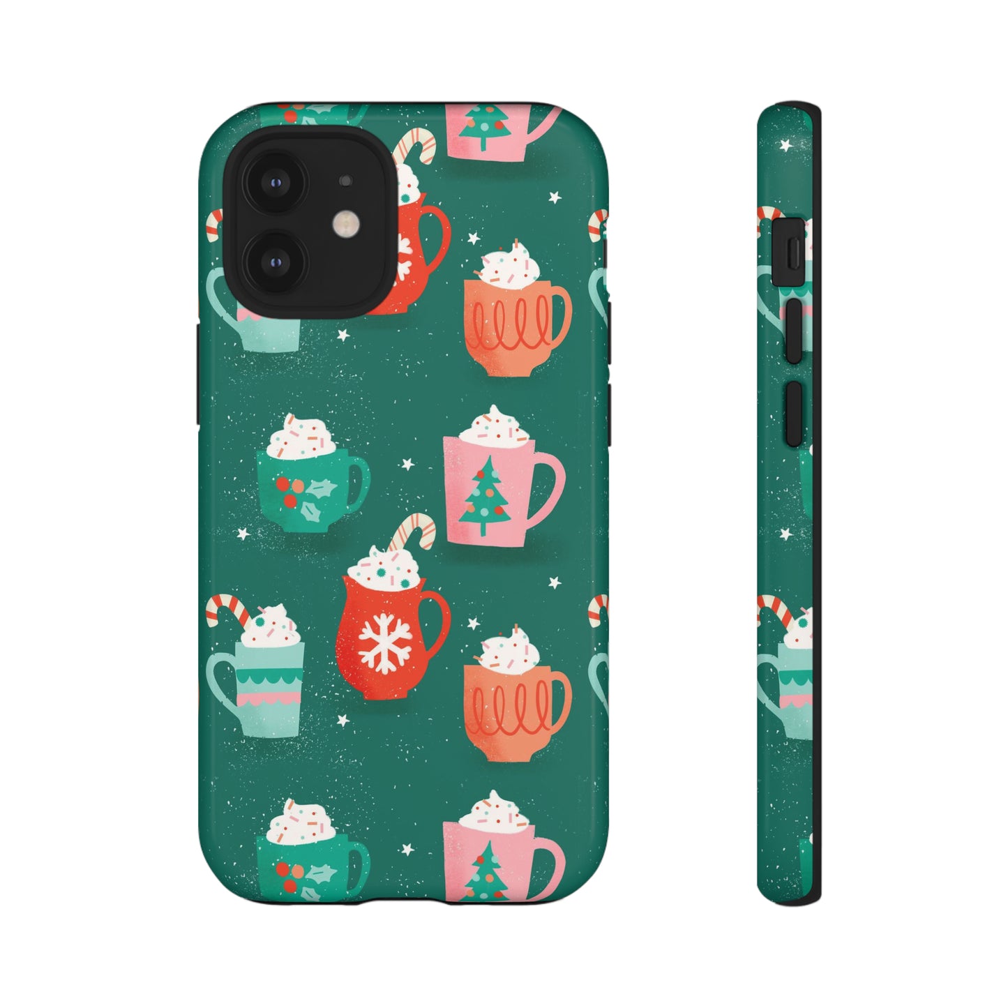 Christmas Coffee Cups - iPhone Case