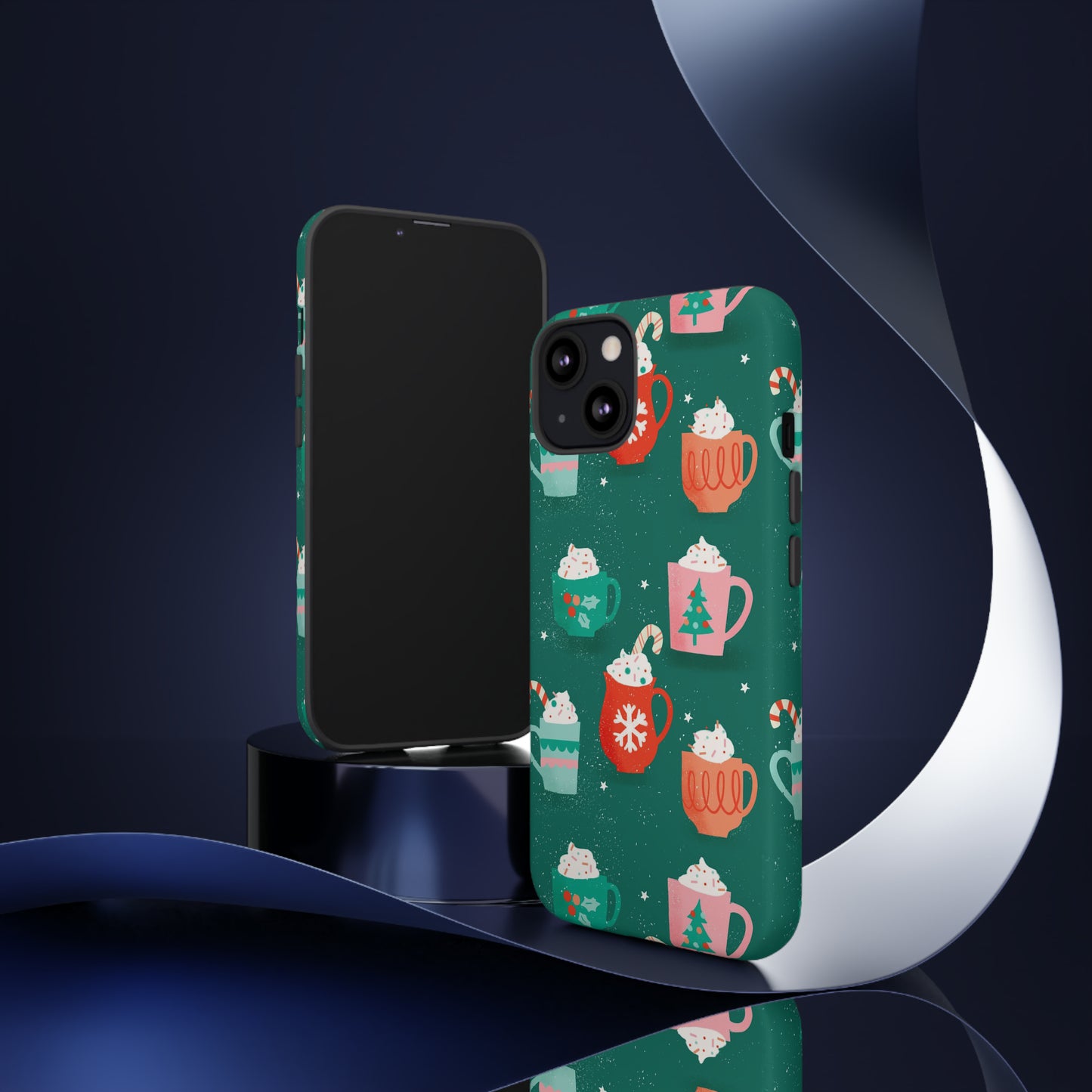 Christmas Coffee Cups - iPhone Case