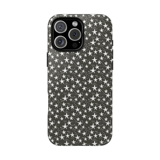 Halloween Stars Black - iPhone Case