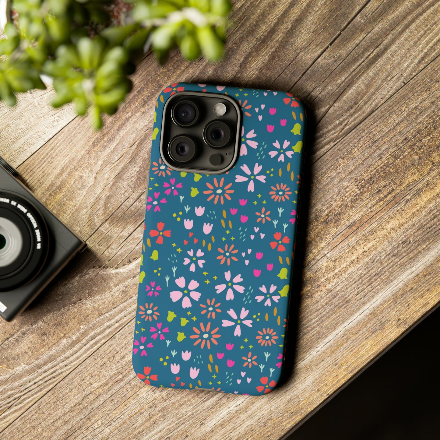 Blue Spring Florals - iPhone Case