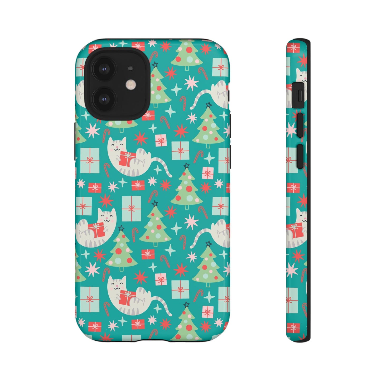 Cats With Christmas Gifts - iPhone Case