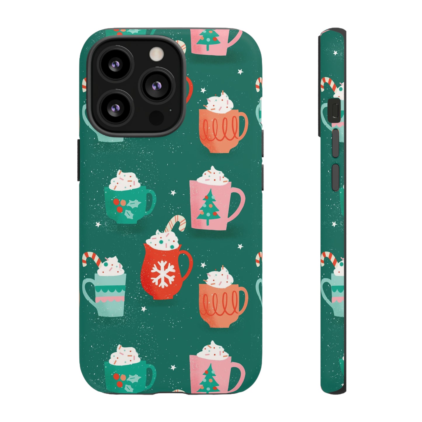 Christmas Coffee Cups - iPhone Case