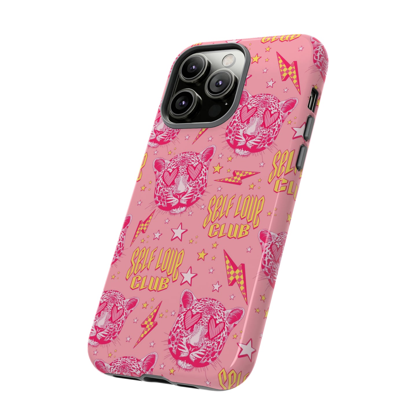 Self Love Club Tiger - Pink iPhone Case