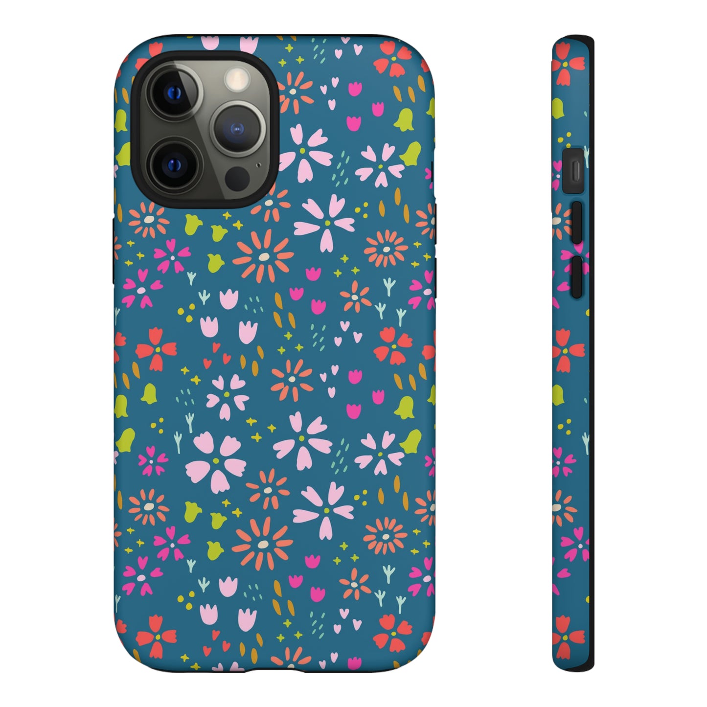 Blue Spring Florals - iPhone Case