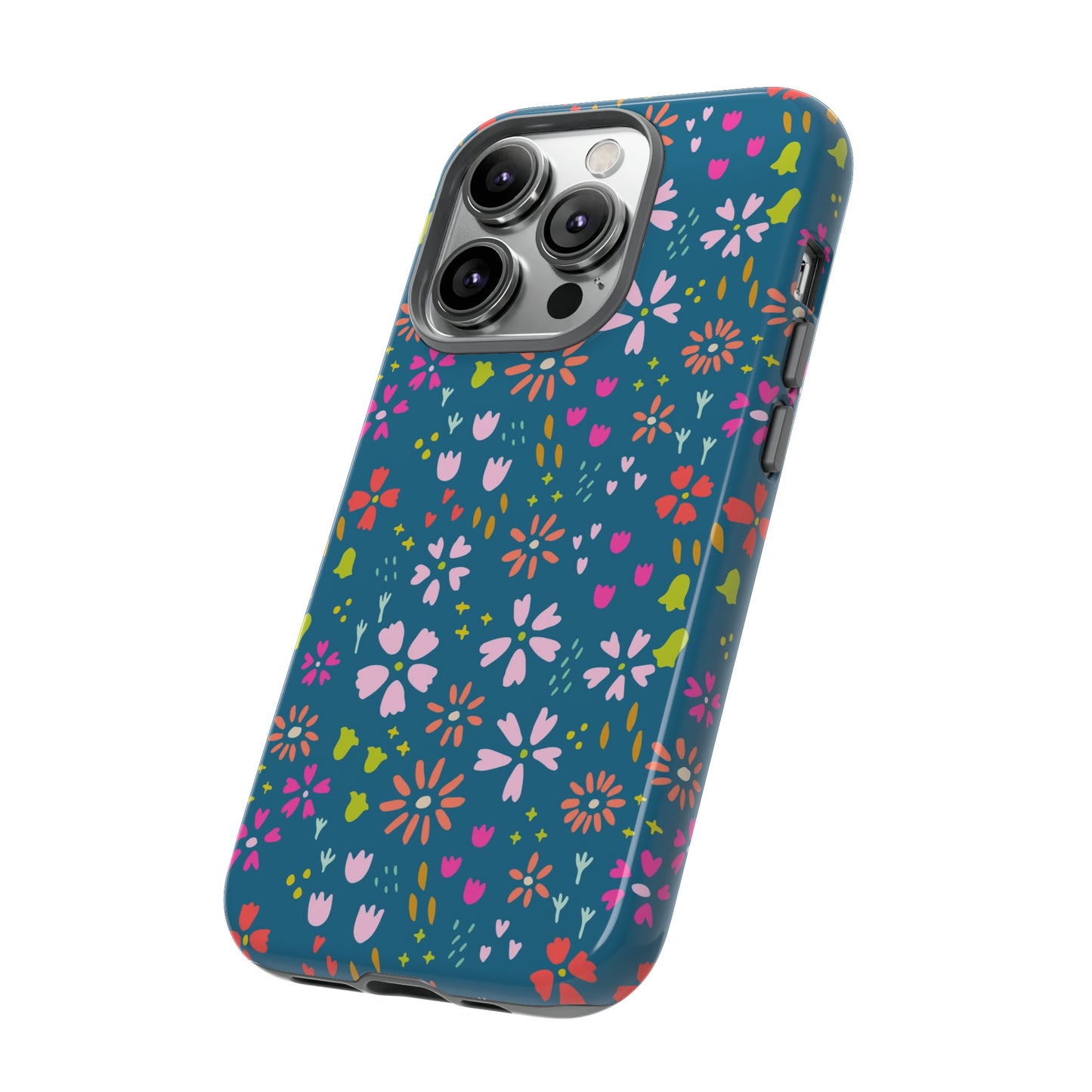 Blue Spring Florals - iPhone Case