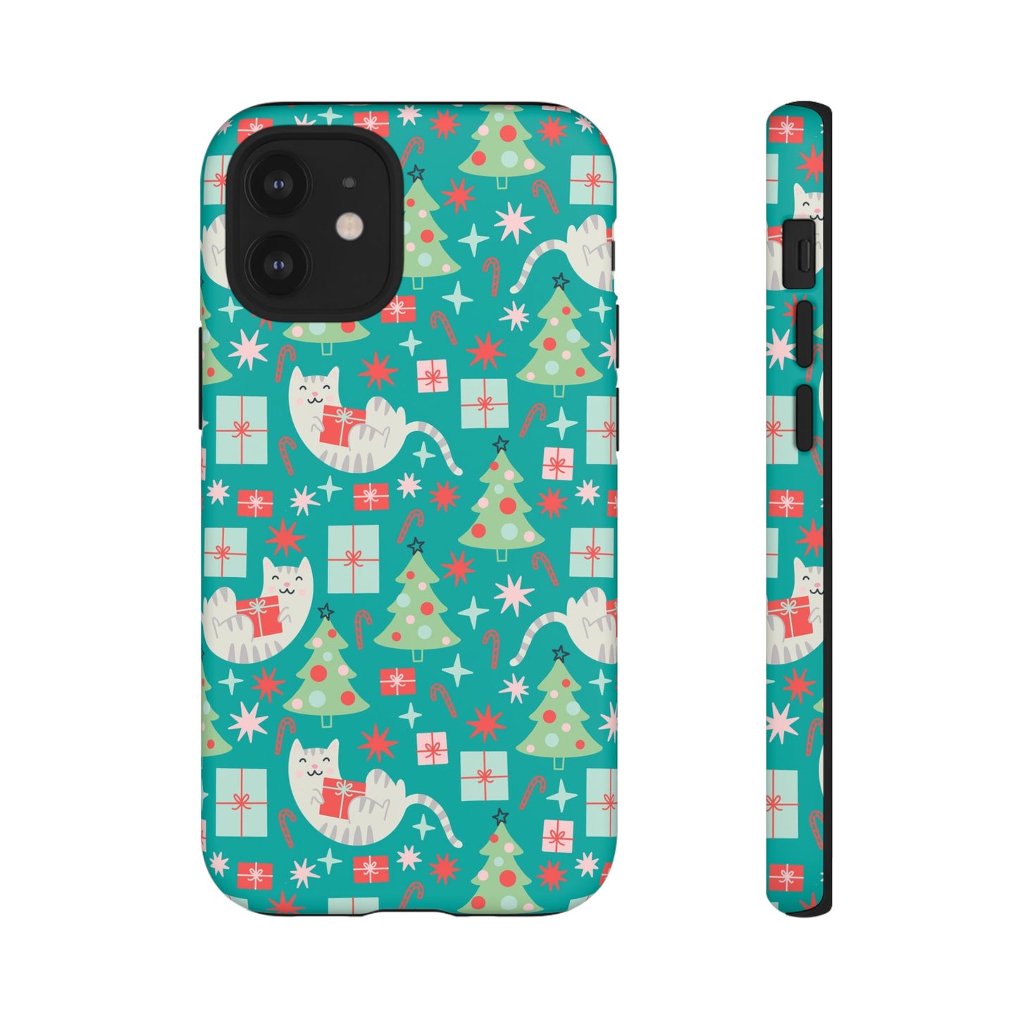 Cats With Christmas Gifts - iPhone Case