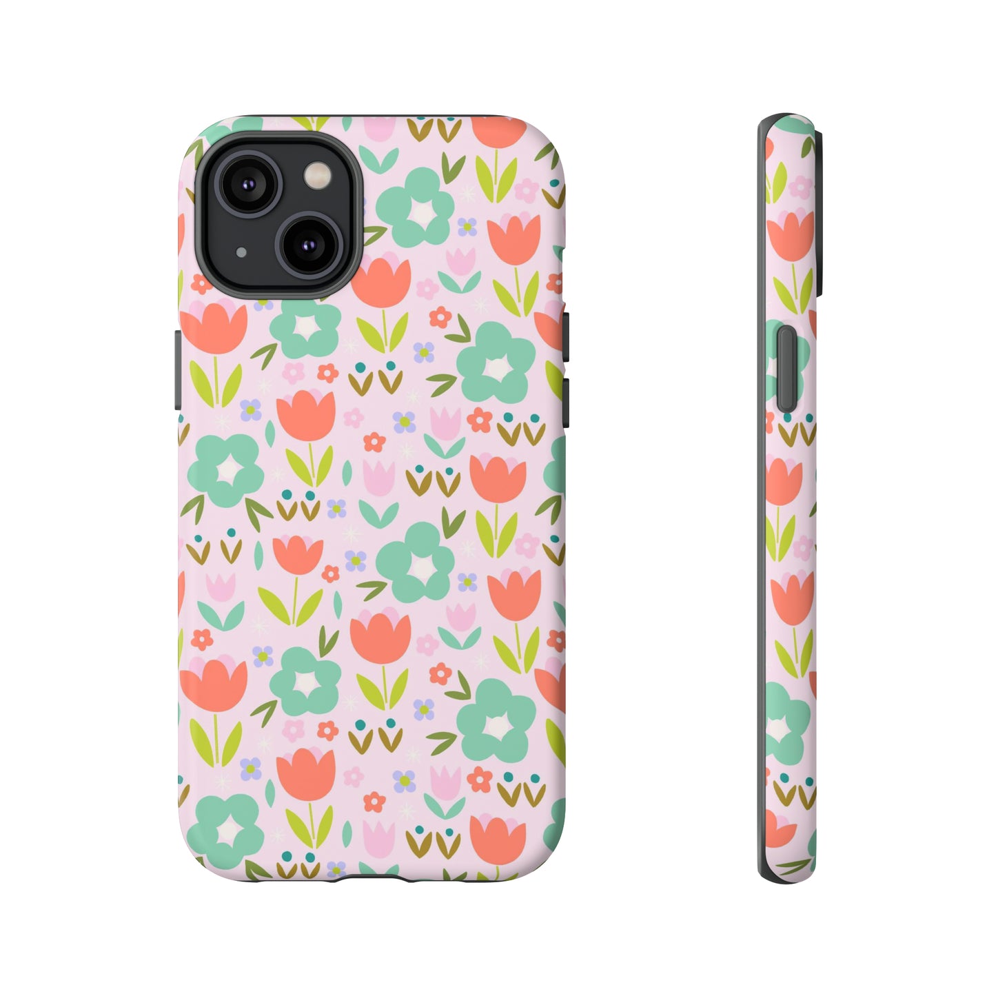 Mod Pink Flowers - iPhone Case