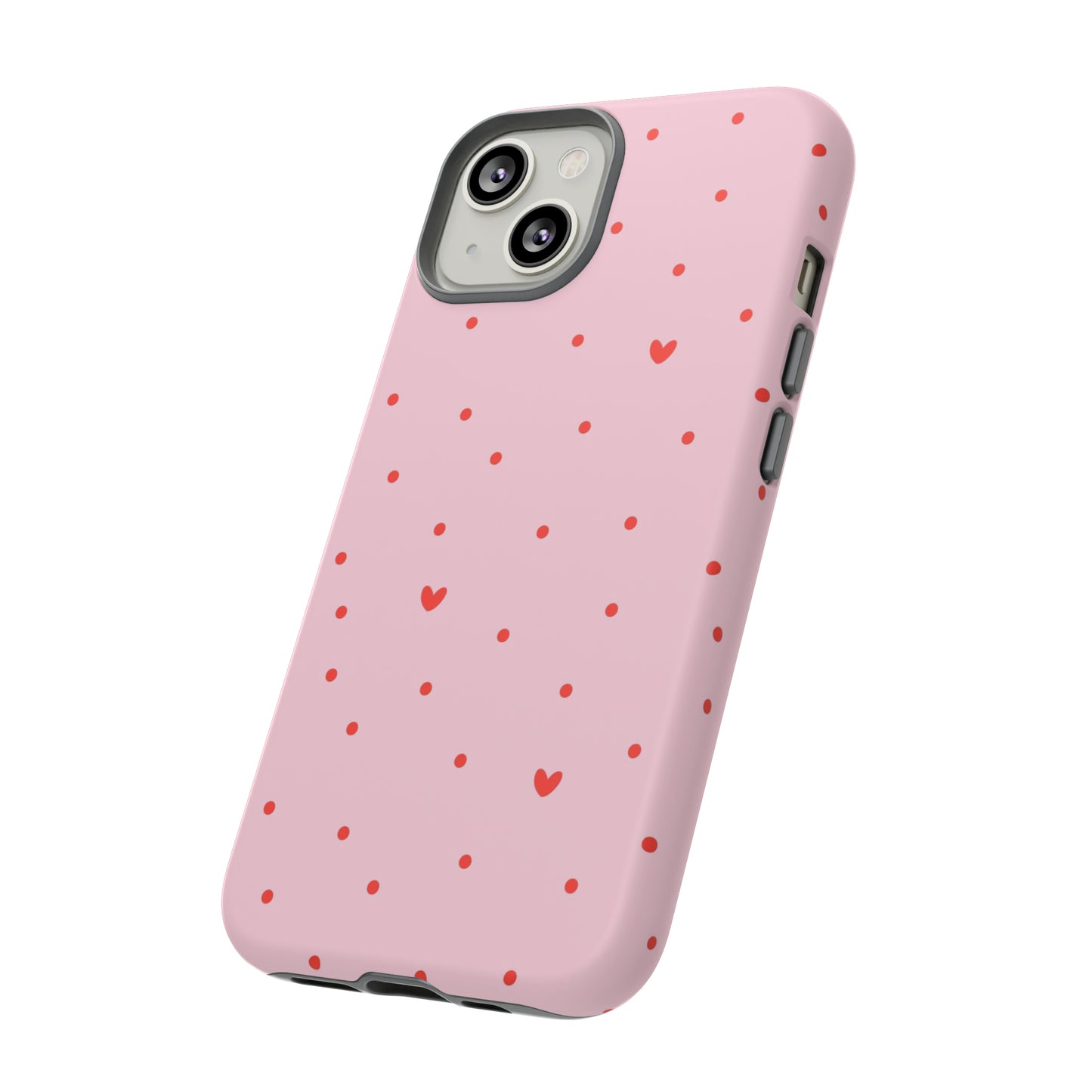 Tiny Hearts on Pink - iPhone Case