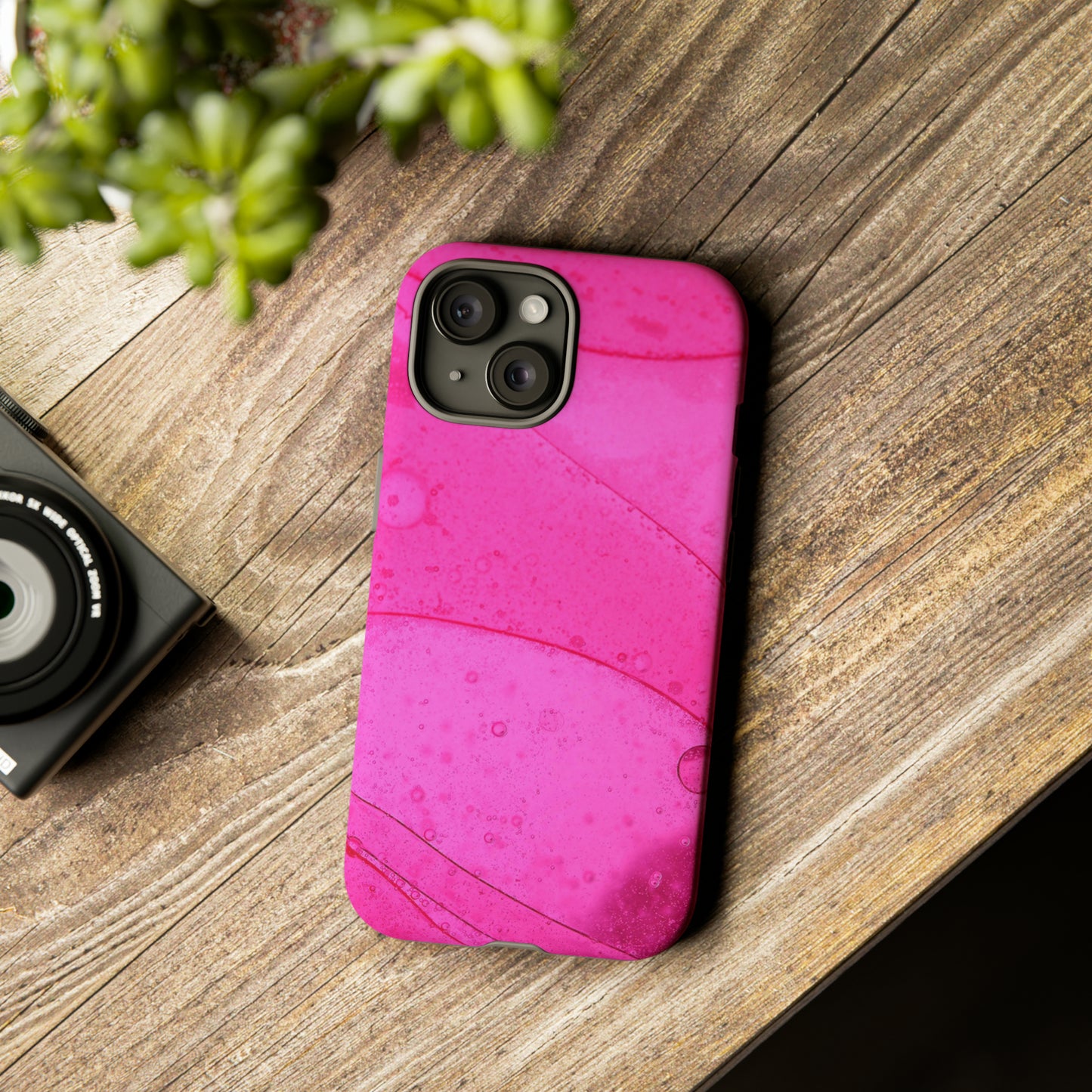 Hot Pink Lava - iPhone Case