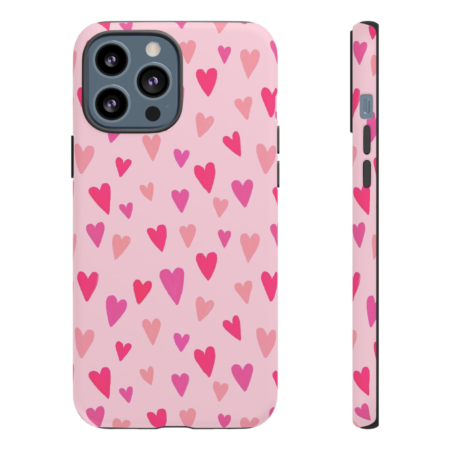 Pink Hearts Valentine iPhone Case