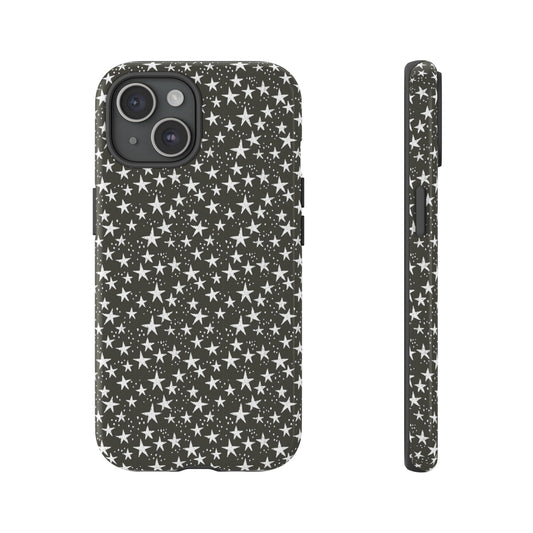 Halloween Stars Black - iPhone Case