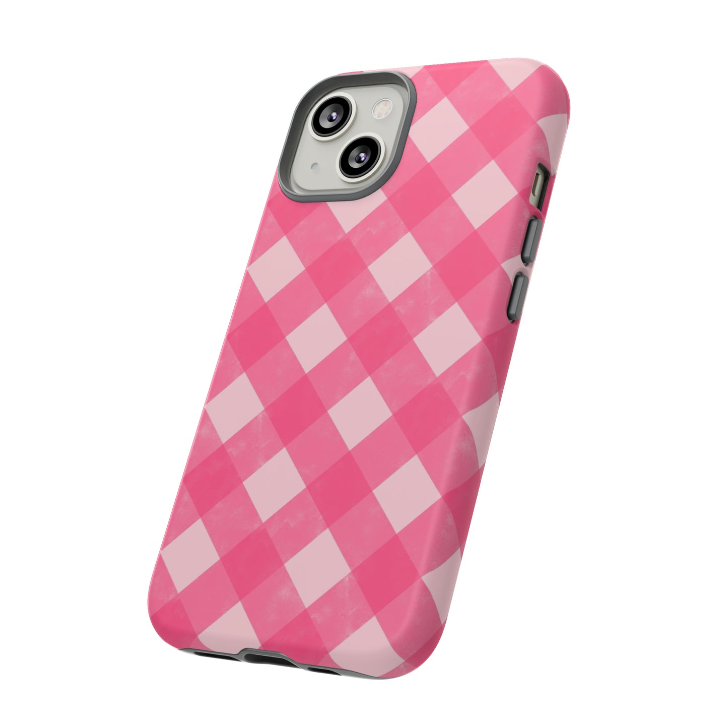 Pink Gingham iPhone Case