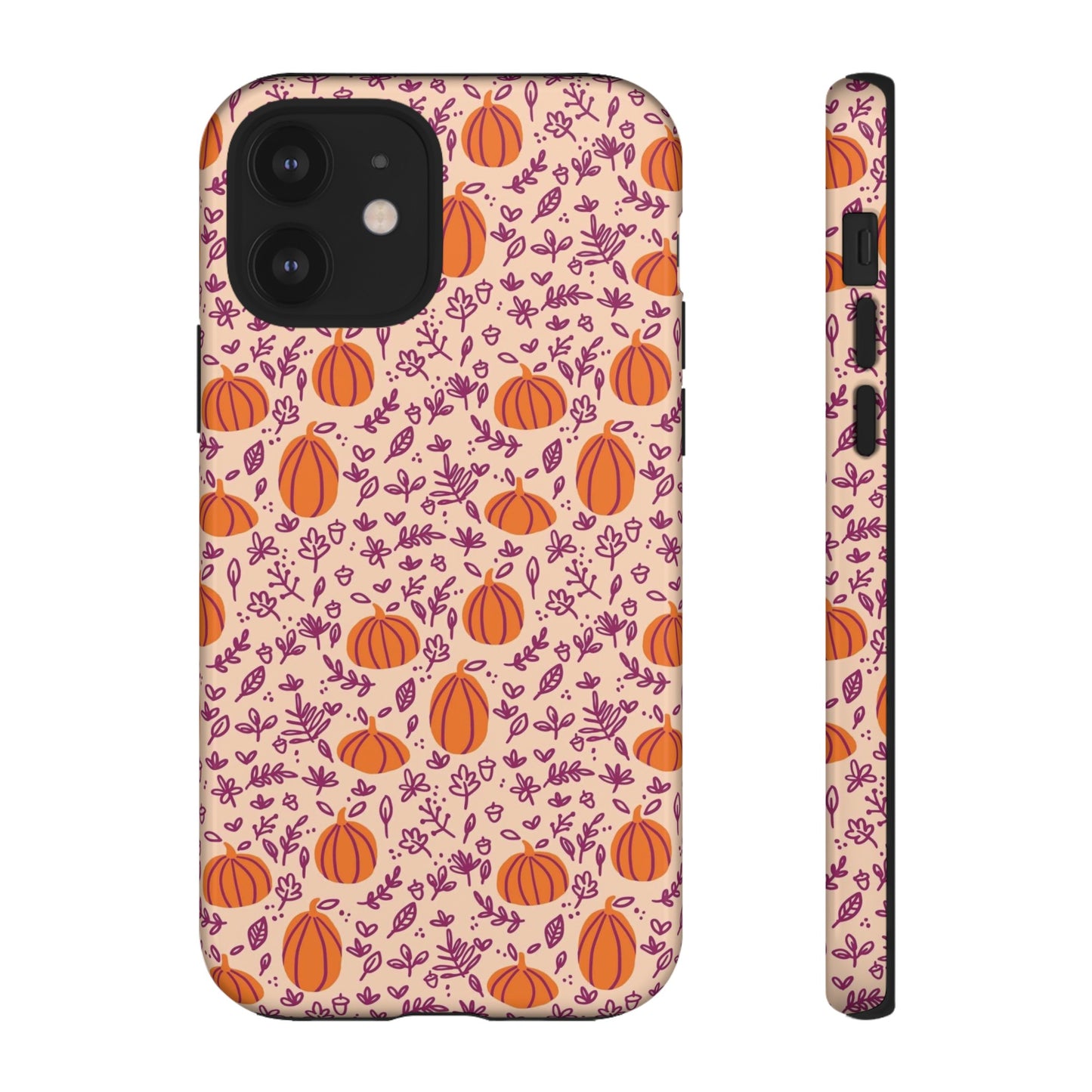 Pumpkin and Doodles Florals - iPhone Case