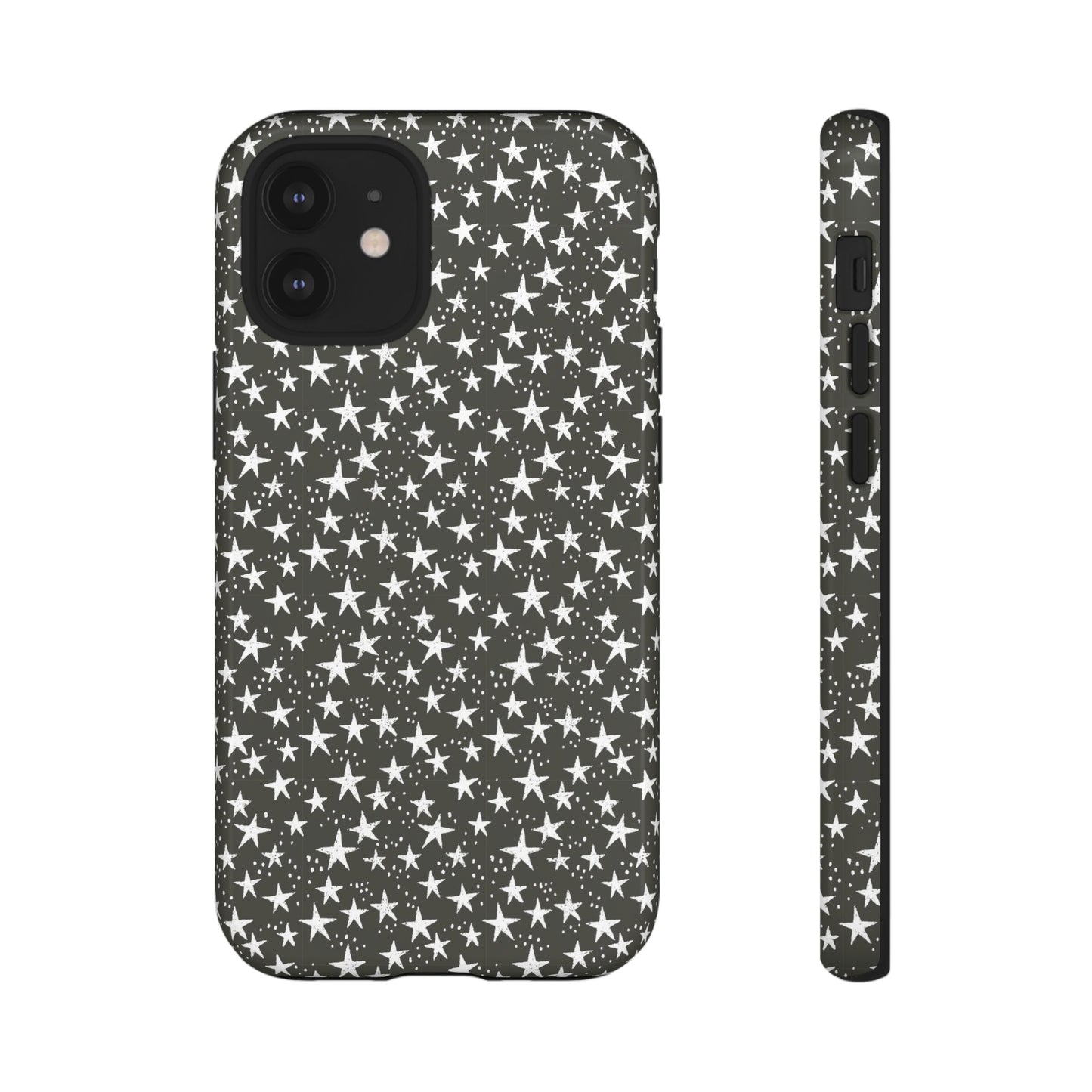 Halloween Stars Black - iPhone Case