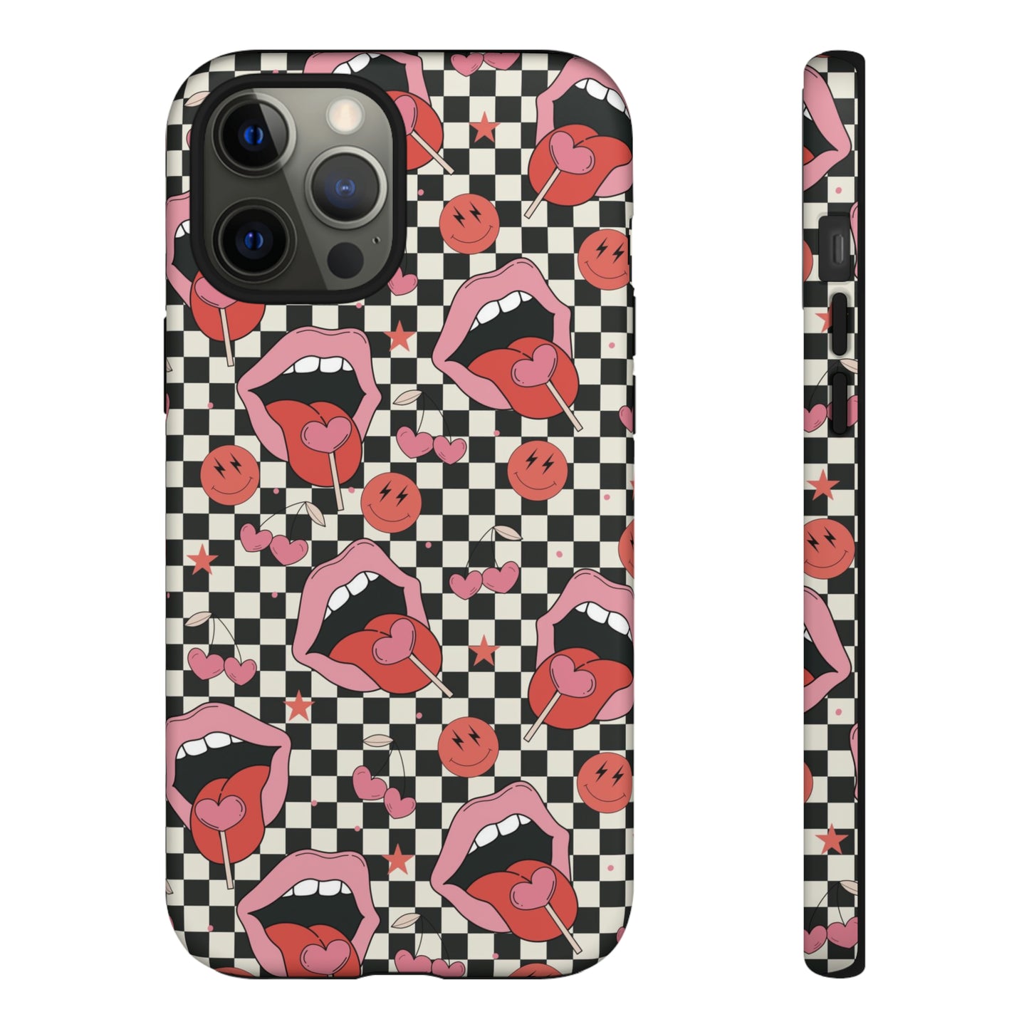 Retro Lips Smile - iPhone Case