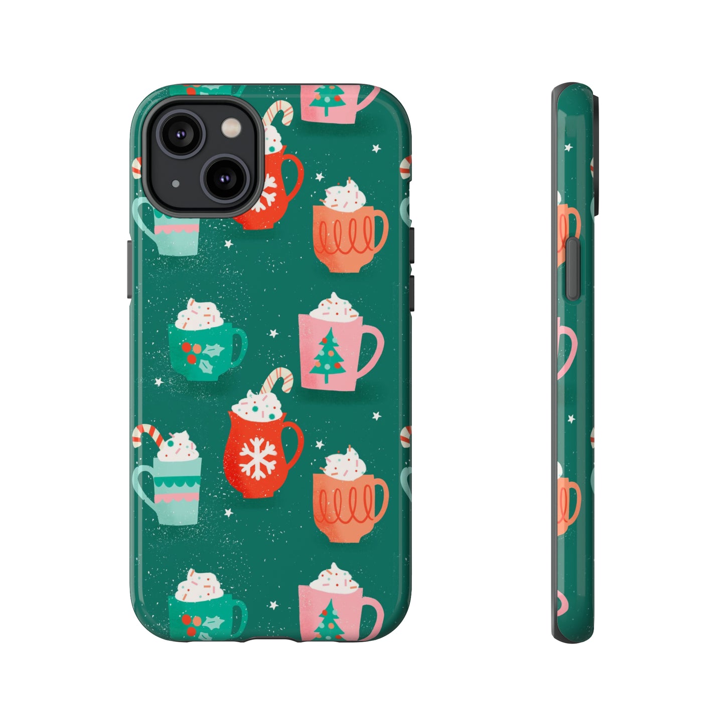 Christmas Coffee Cups - iPhone Case