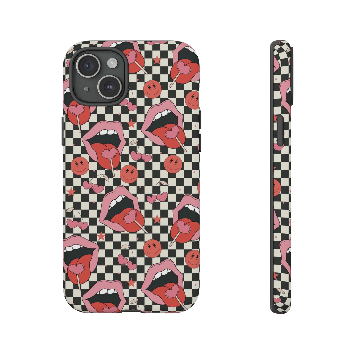 Retro Lips Smile - iPhone Case