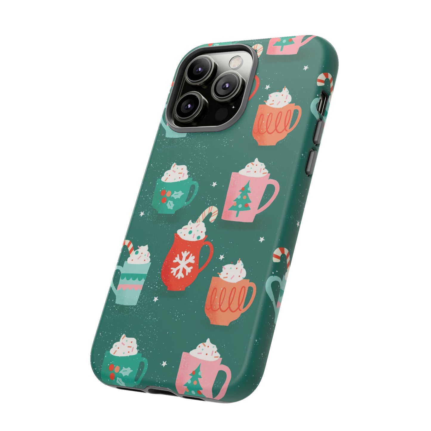 Christmas Coffee Cups - iPhone Case