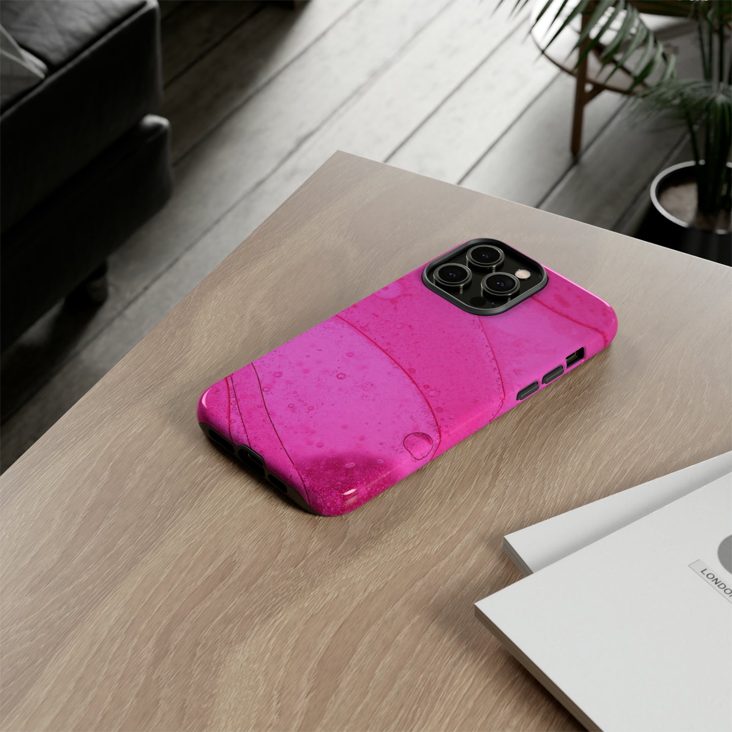 Hot Pink Lava - iPhone Case