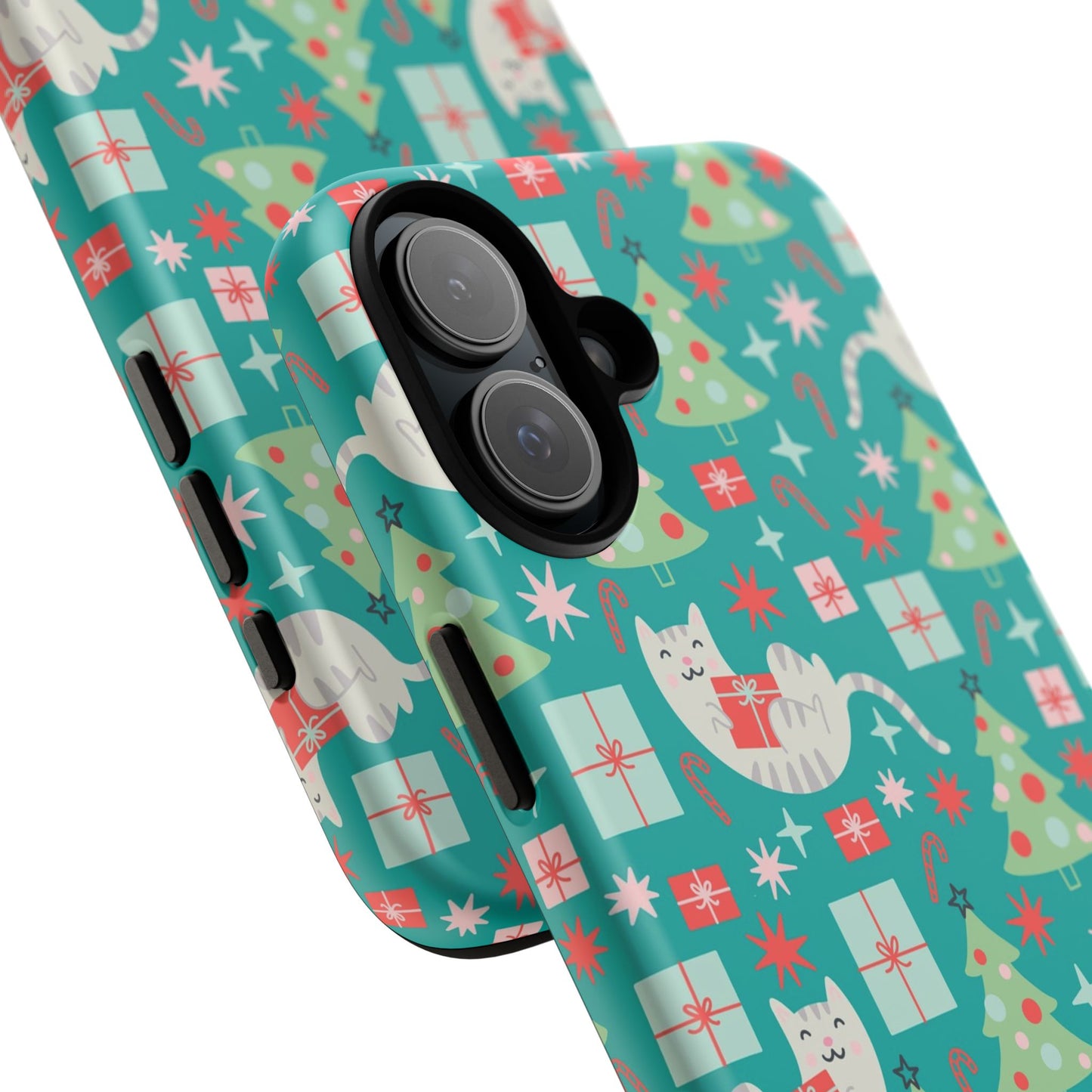 Cats With Christmas Gifts - iPhone Case