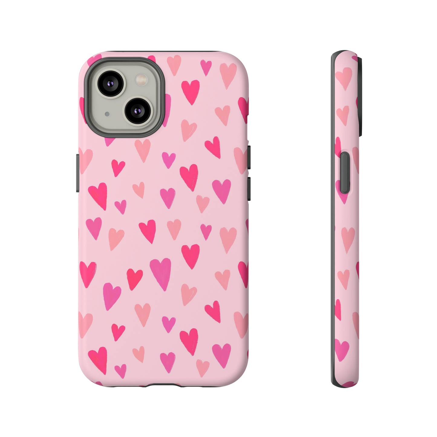 Pink Hearts Valentine iPhone Case