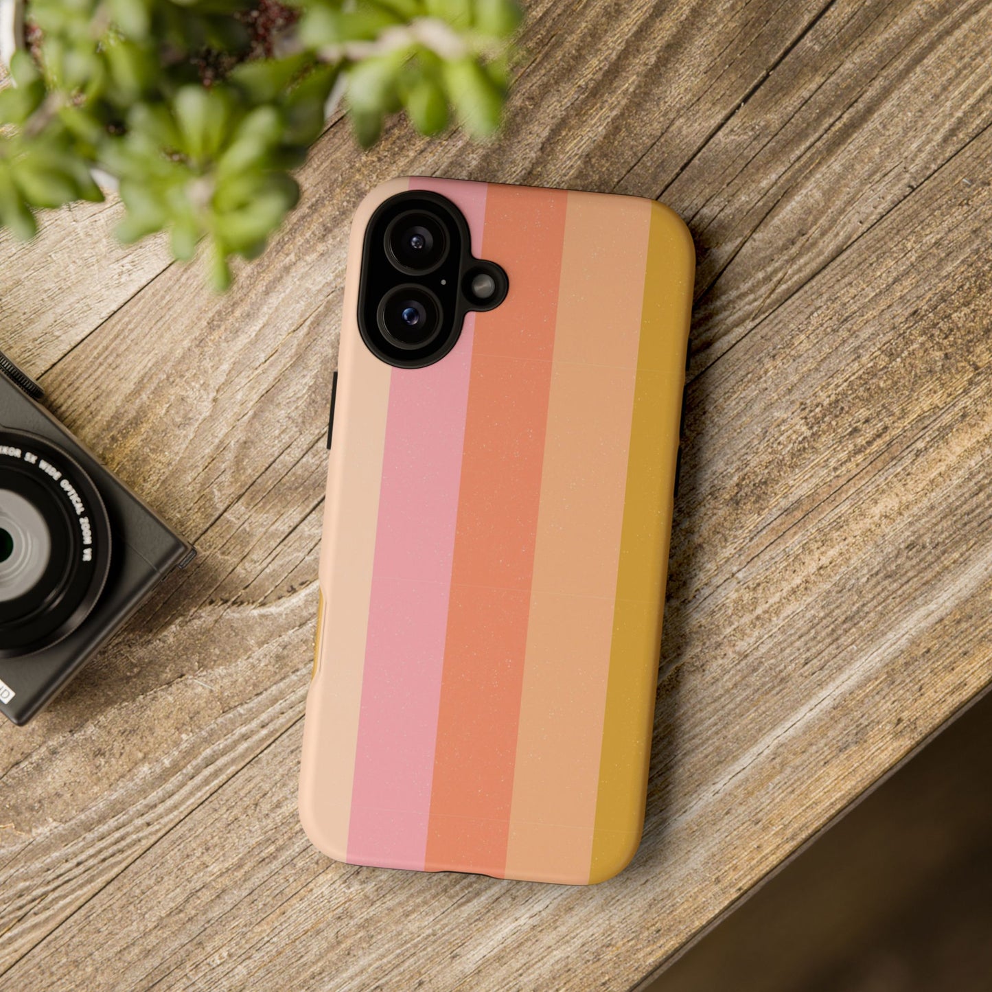 Boho Autumn Stripes - iPhone Case