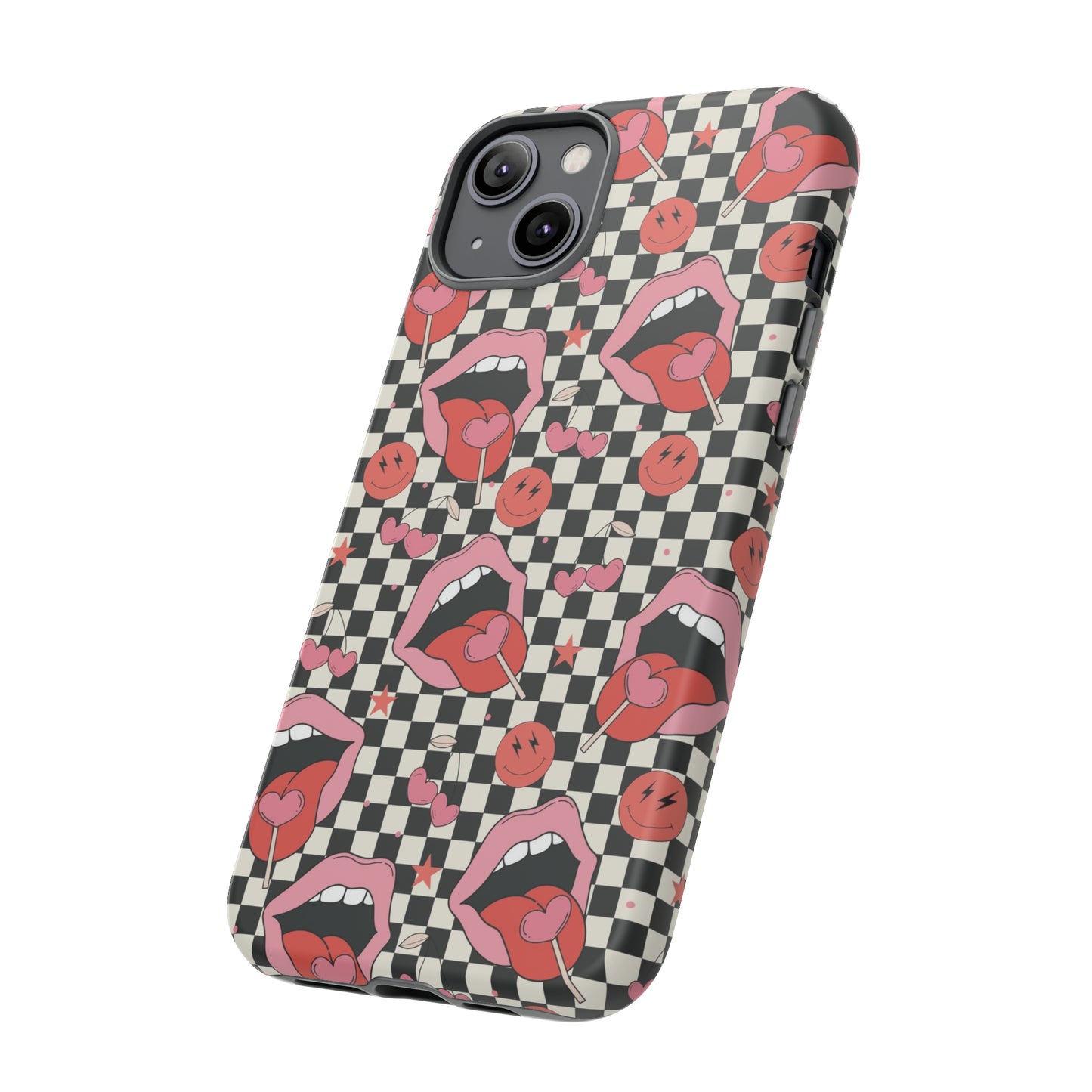 Retro Lips Smile - iPhone Case