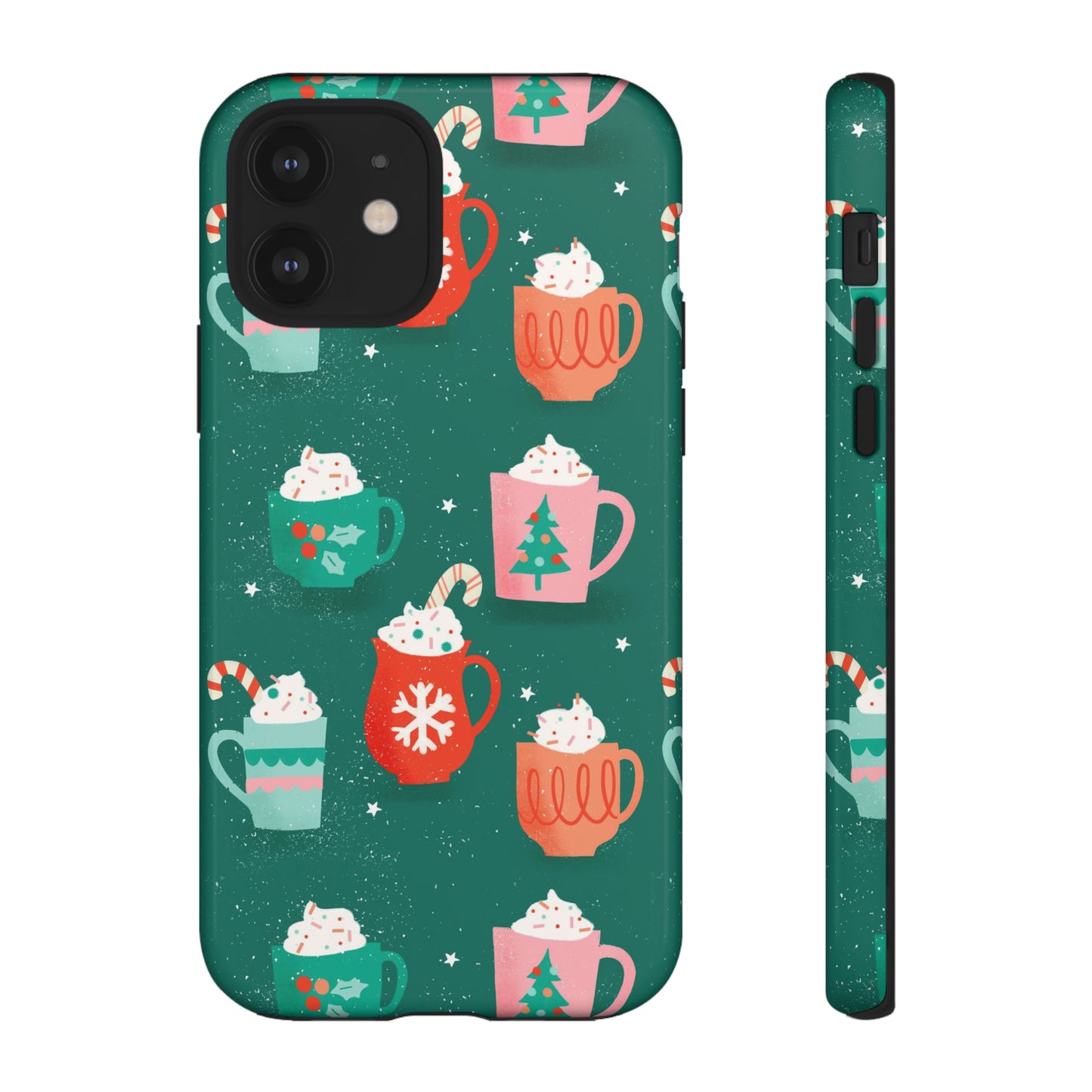 Christmas Coffee Cups - iPhone Case