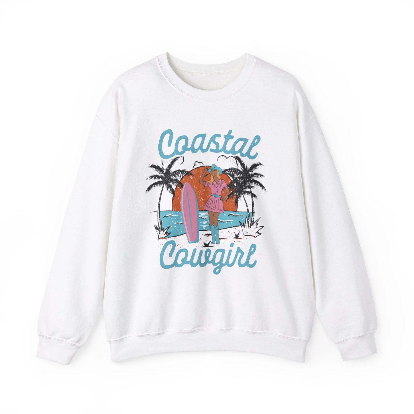 Coastal Cowgirl - Cute Retro Sweatshirt