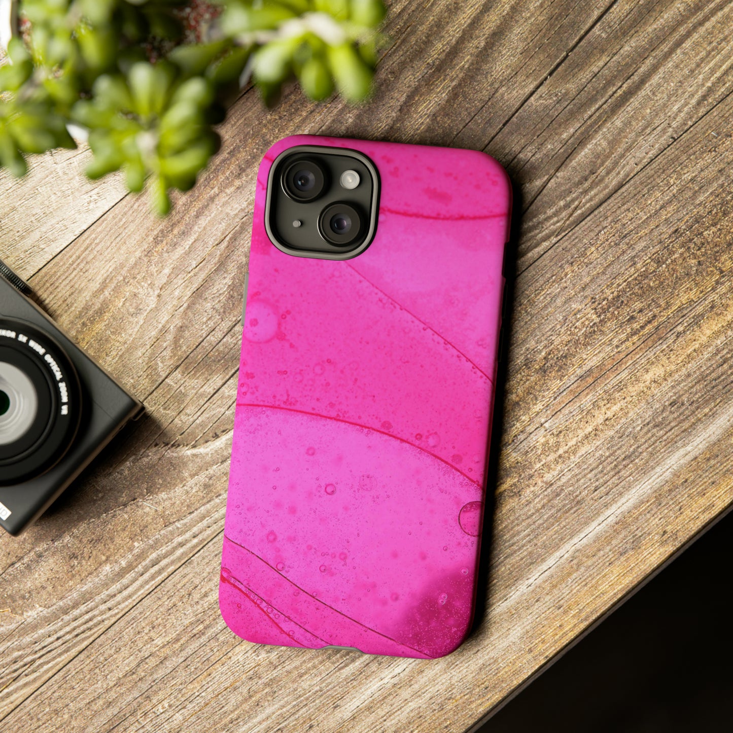 Hot Pink Lava - iPhone Case