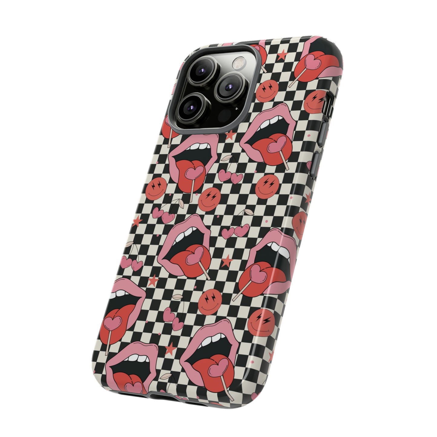 Retro Lips Smile - iPhone Case