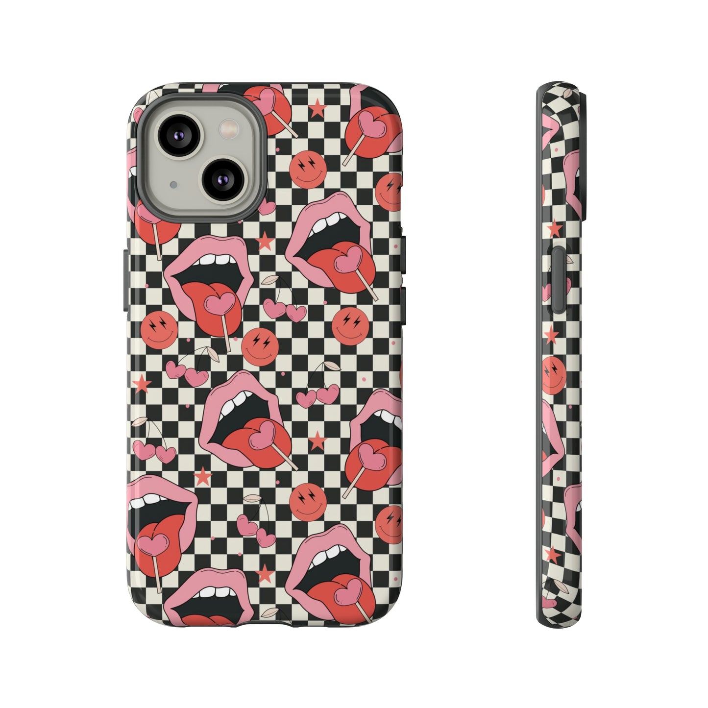 Retro Lips Smile - iPhone Case