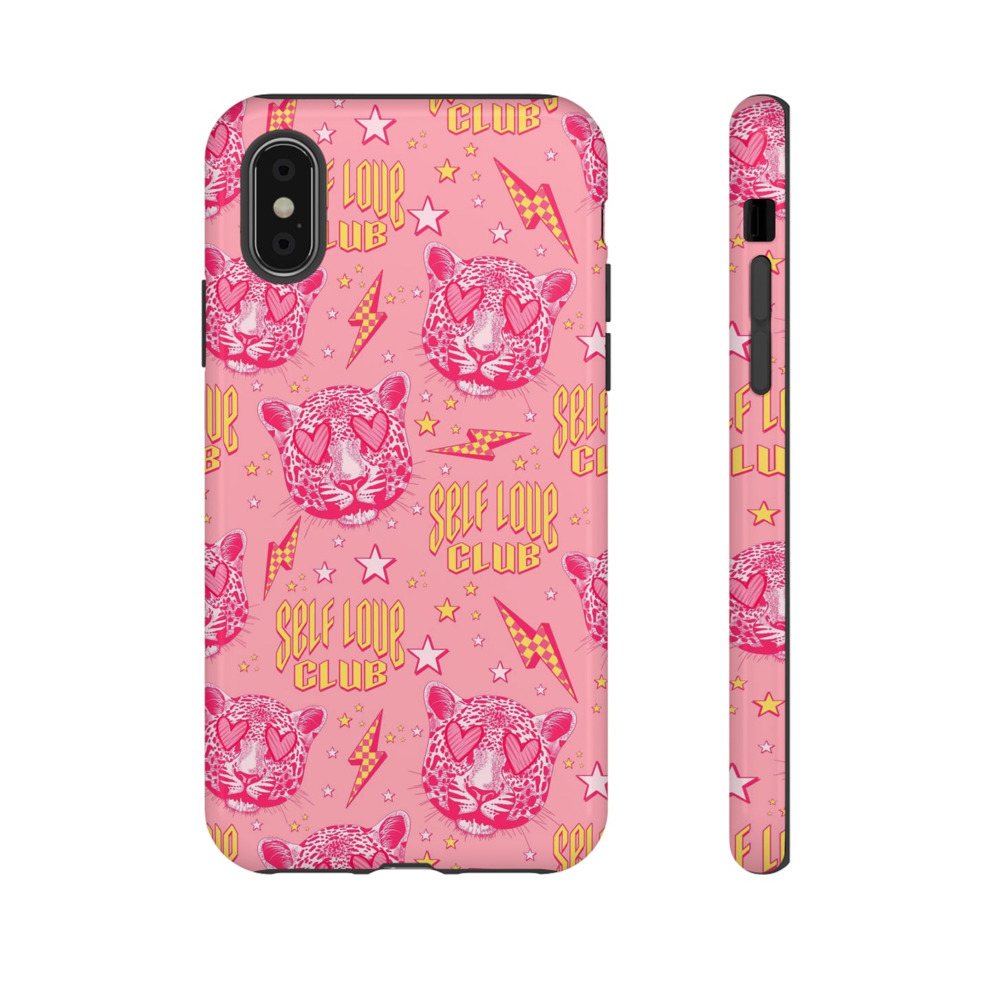 Self Love Club Tiger - Pink iPhone Case