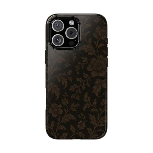 Midnight Vintage Florals - iPhone Case