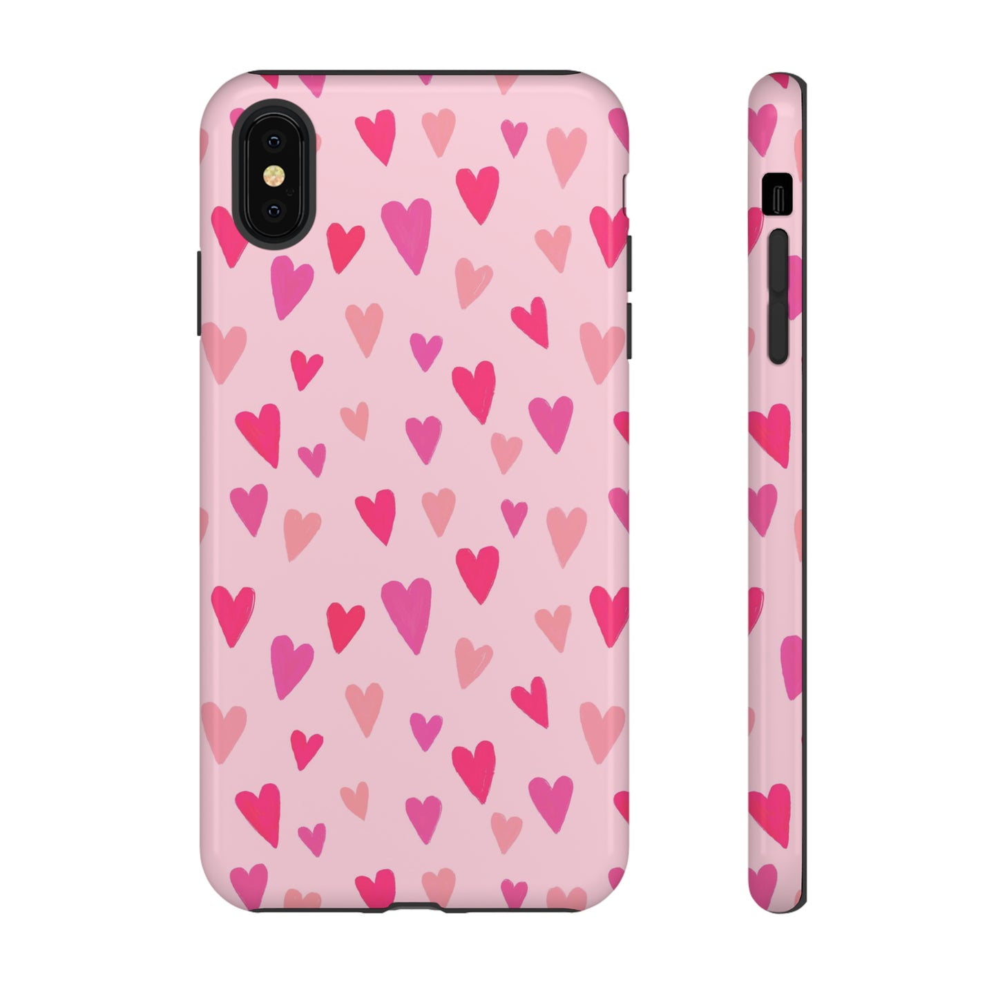 Pink Hearts Valentine iPhone Case