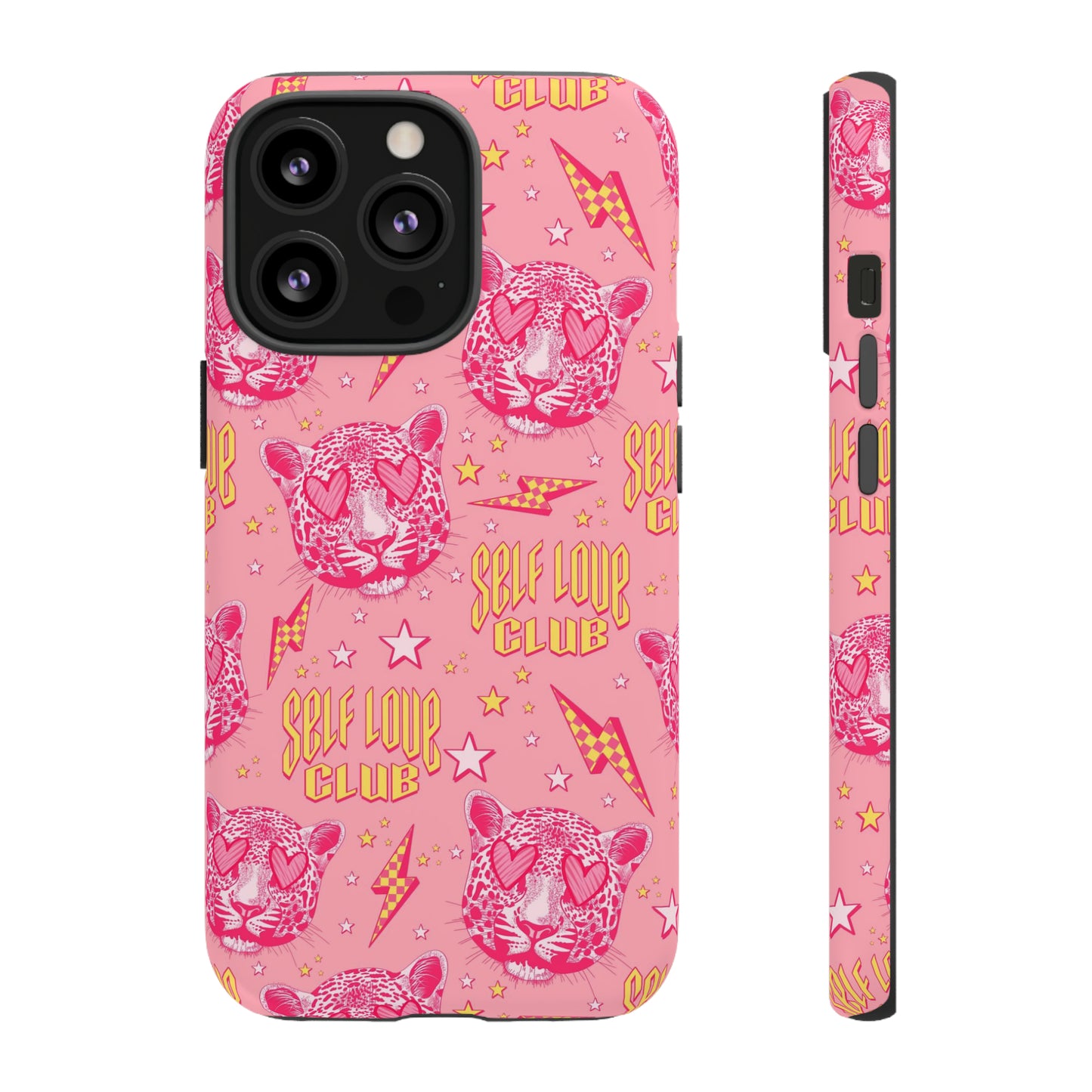 Self Love Club Tiger - Pink iPhone Case