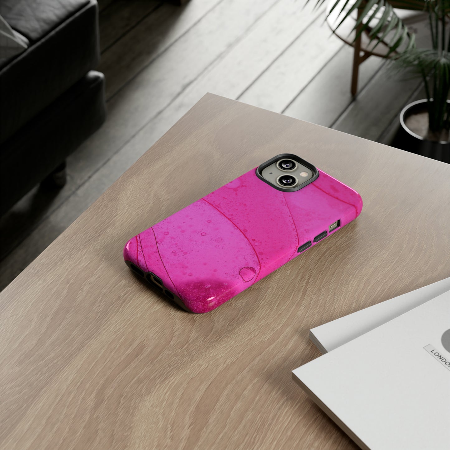 Hot Pink Lava - iPhone Case