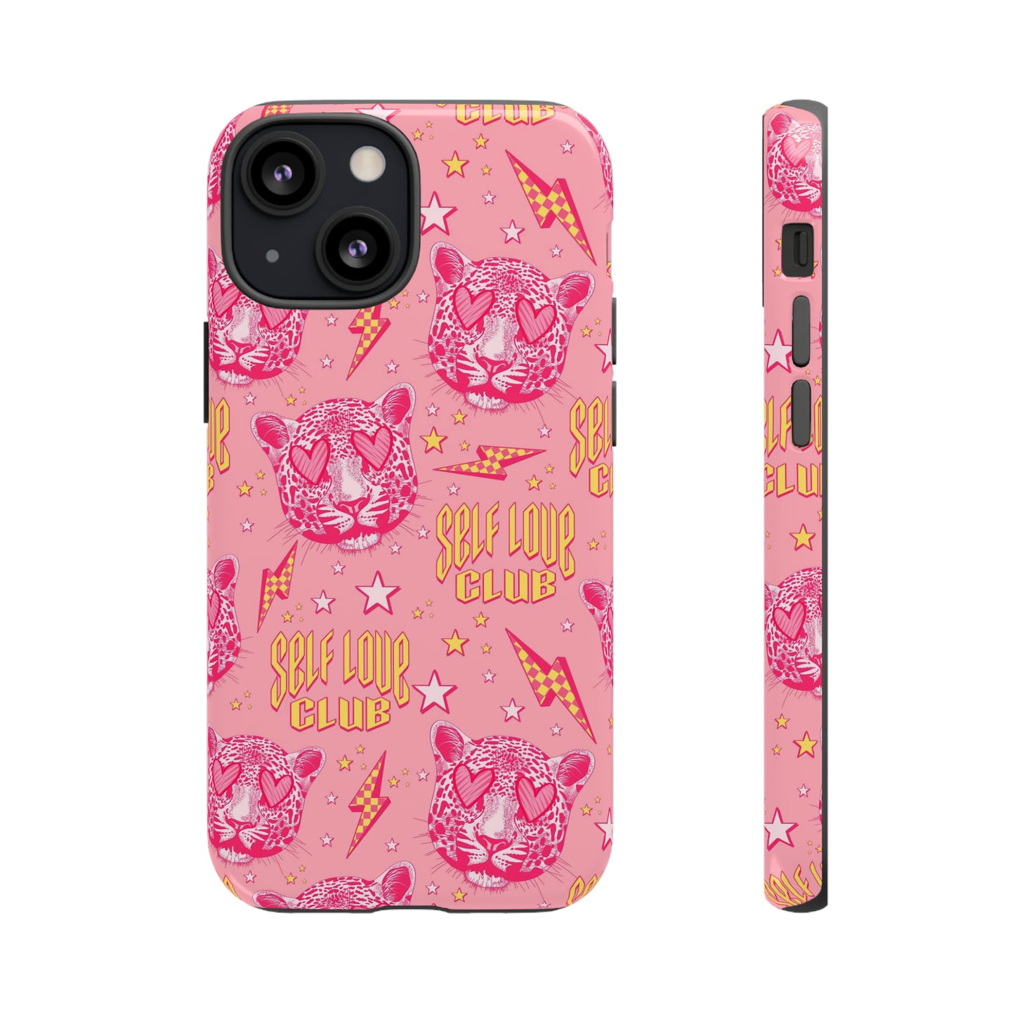 Self Love Club Tiger - Pink iPhone Case