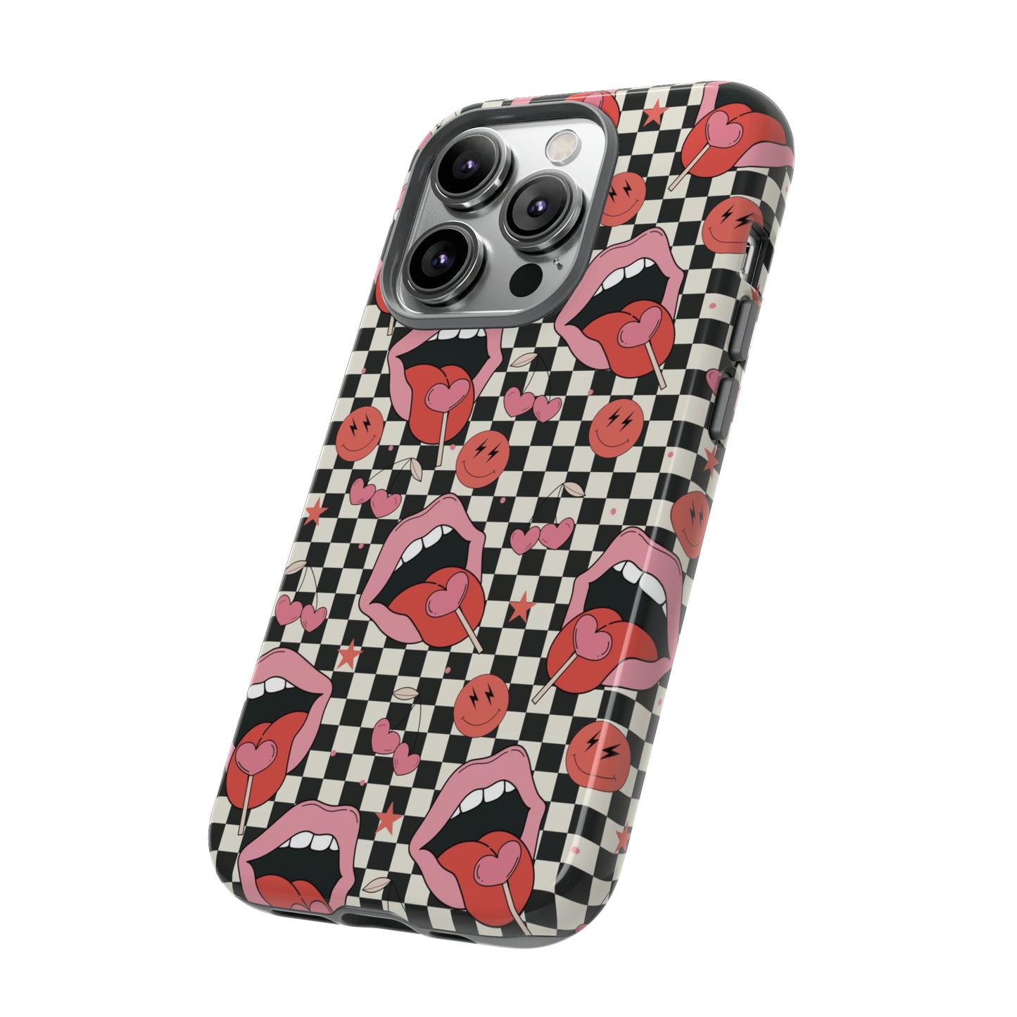 Retro Lips Smile - iPhone Case