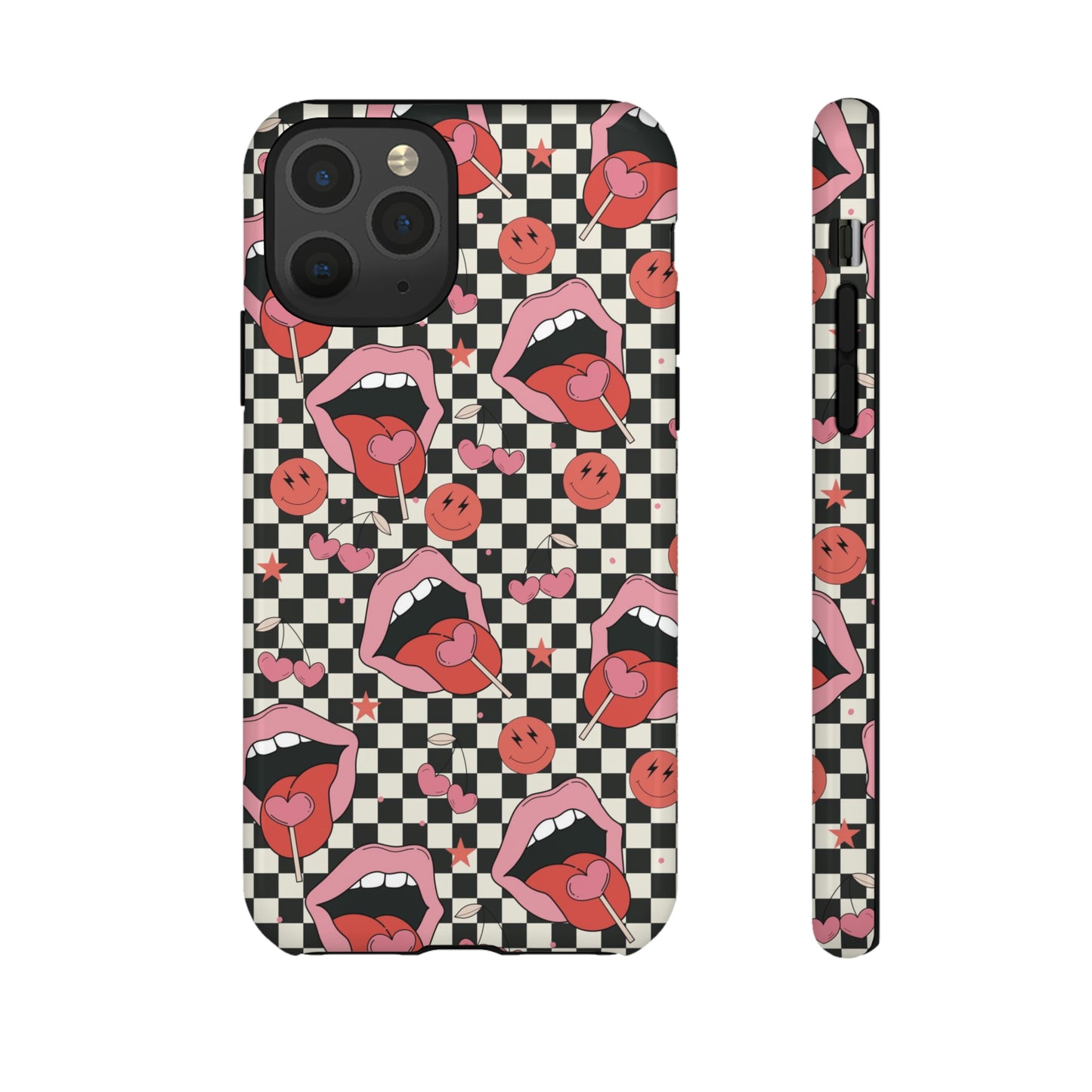 Retro Lips Smile - iPhone Case