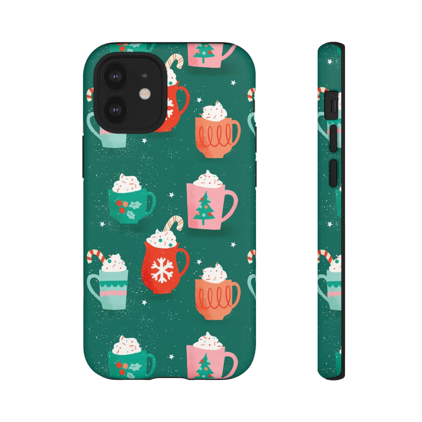 Christmas Coffee Cups - iPhone Case