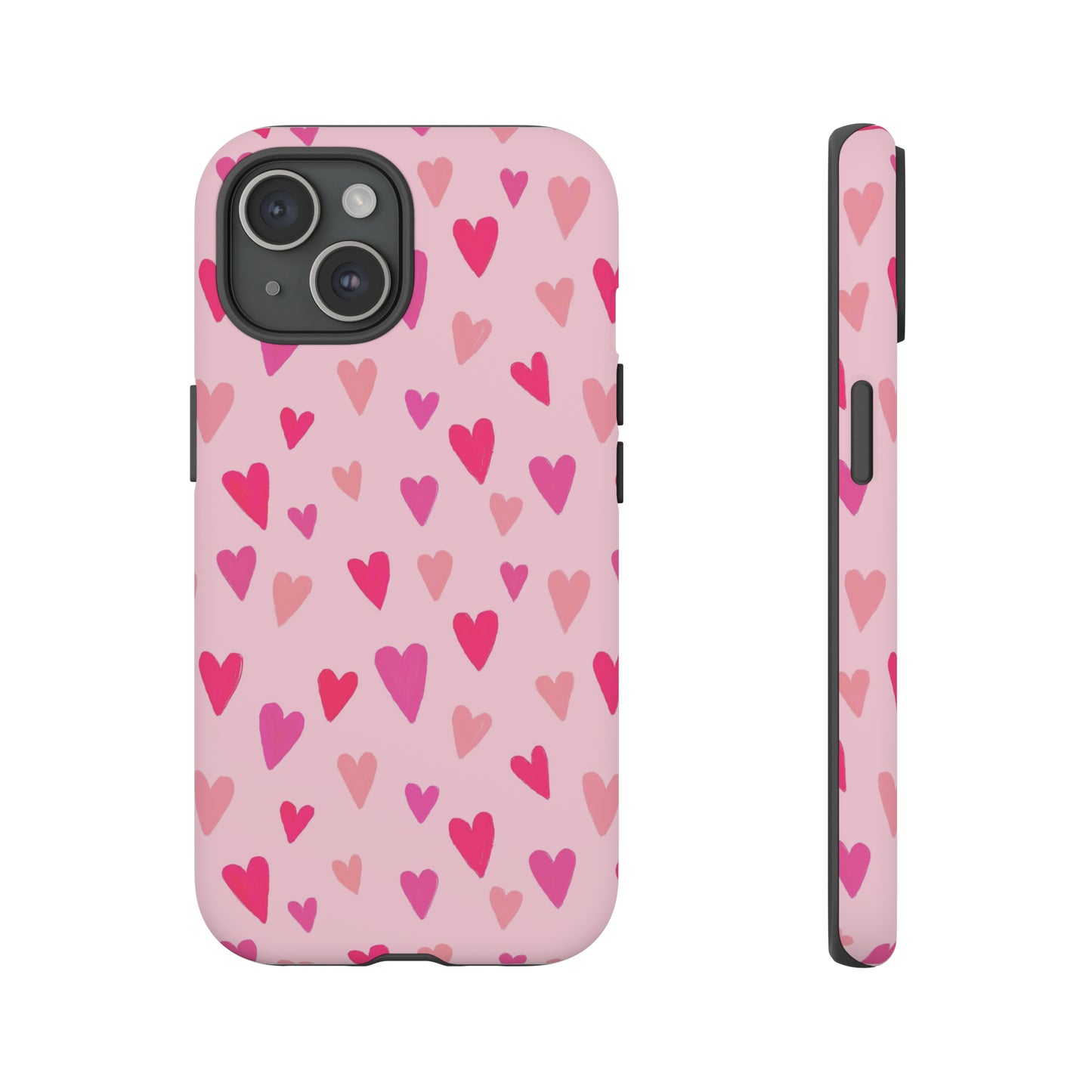 Pink Hearts Valentine iPhone Case