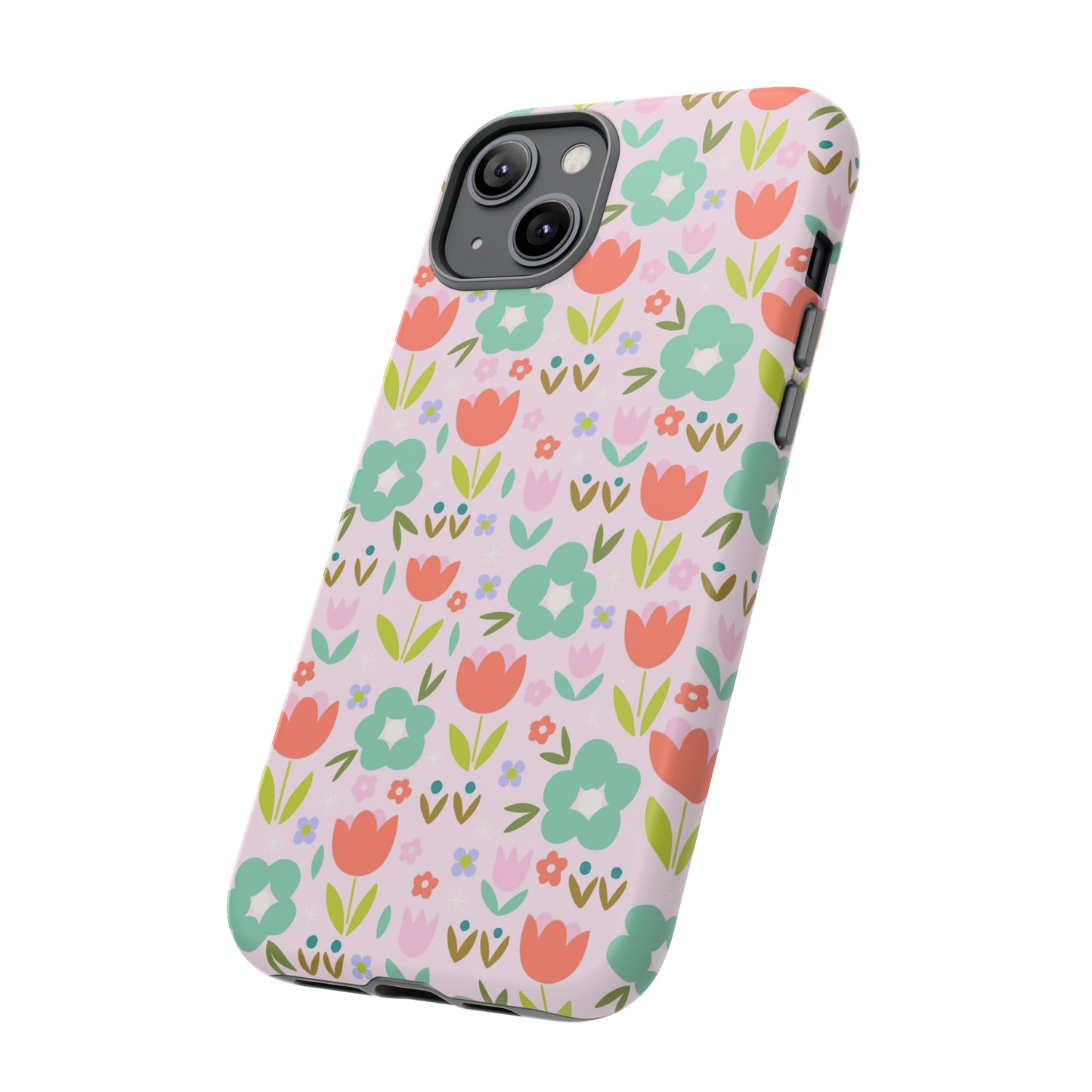 Mod Pink Flowers - iPhone Case