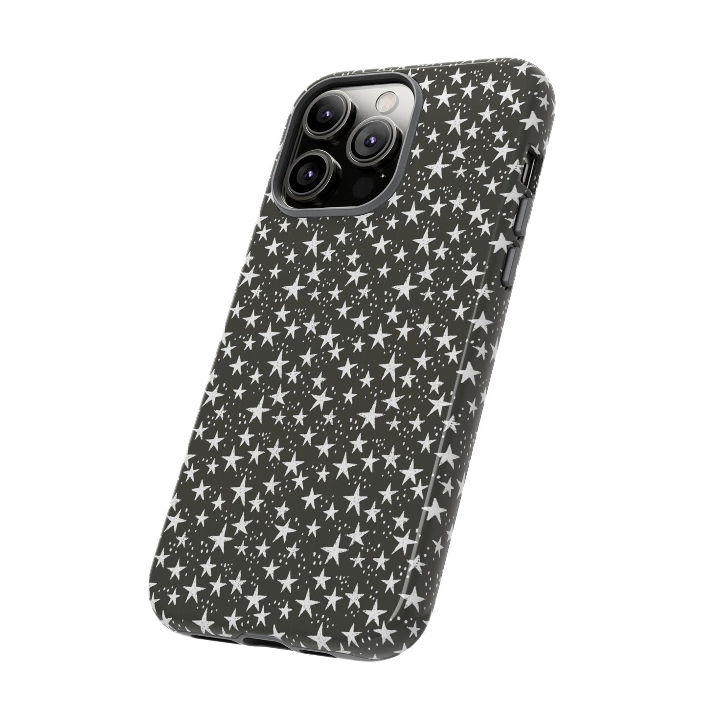 Halloween Stars Black - iPhone Case