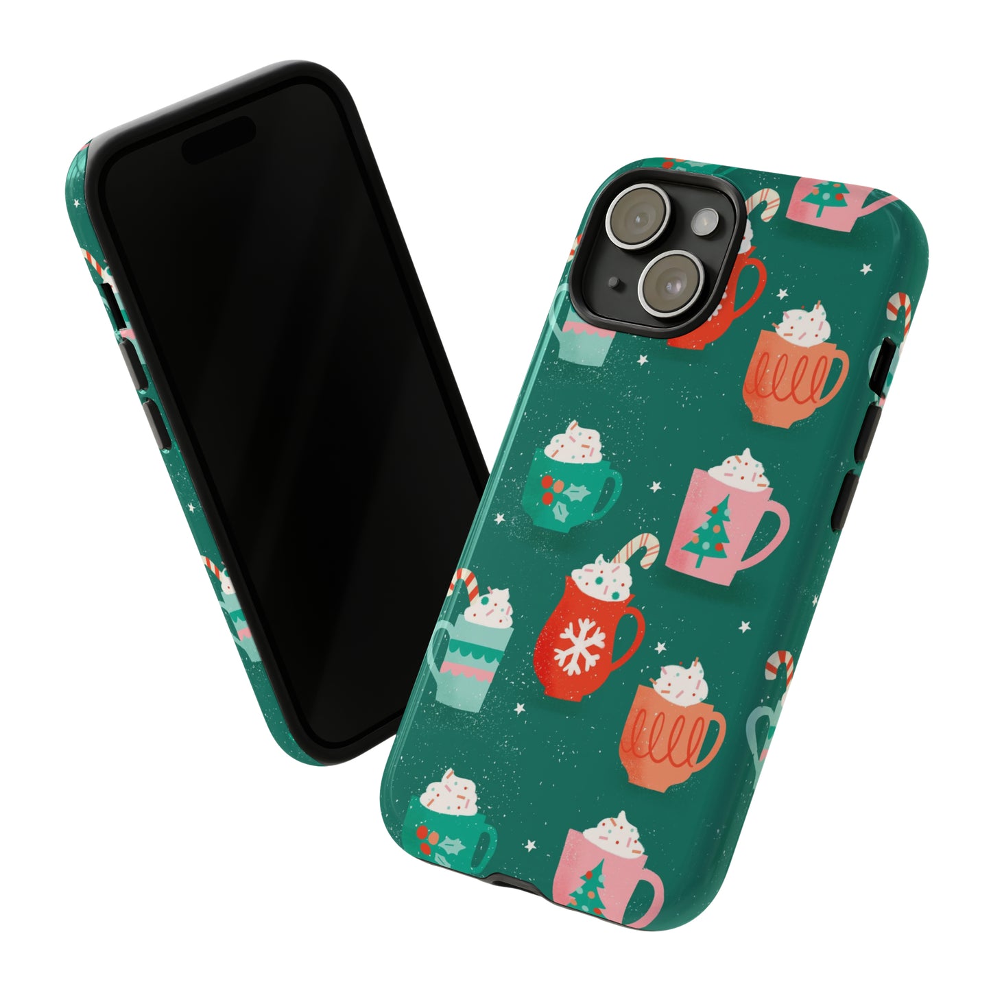 Christmas Coffee Cups - iPhone Case