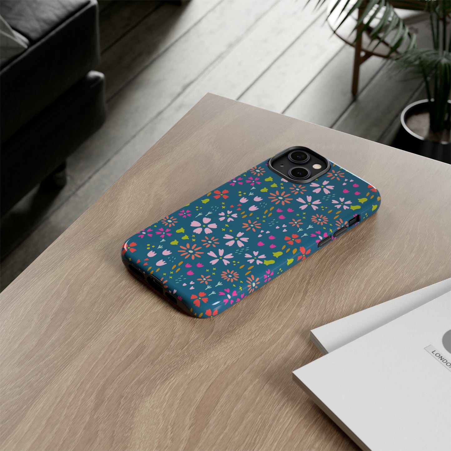 Blue Spring Florals - iPhone Case